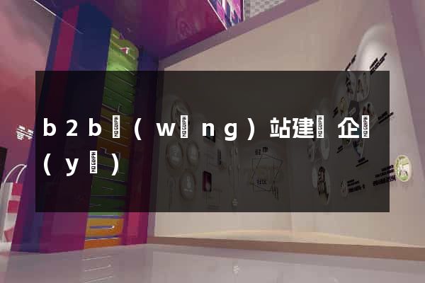 b2b網(wǎng)站建設企業(yè)