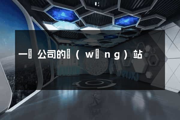 一個公司的網(wǎng)站