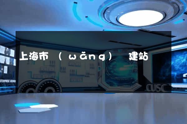上海市網(wǎng)絡建站