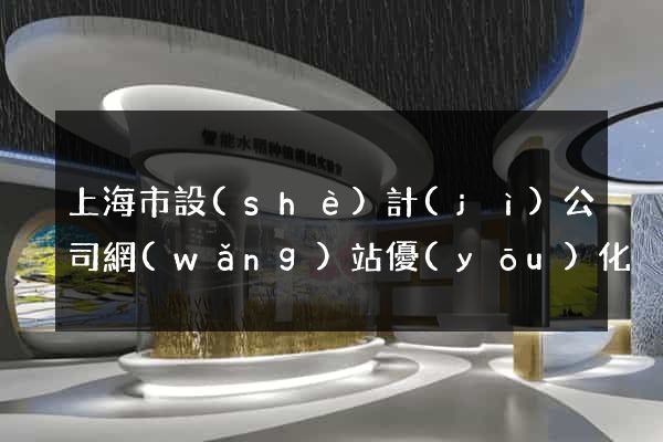 上海市設(shè)計(jì)公司網(wǎng)站優(yōu)化