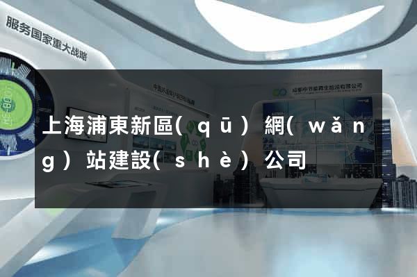 上海浦東新區(qū)網(wǎng)站建設(shè)公司