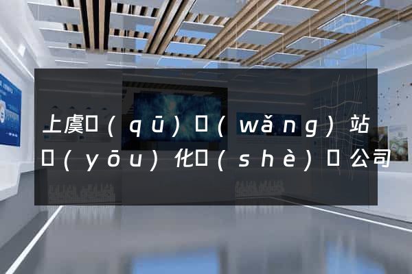 上虞區(qū)網(wǎng)站優(yōu)化設(shè)計公司