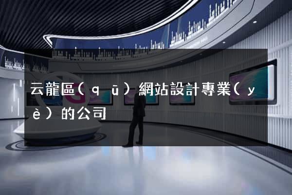 云龍區(qū)網站設計專業(yè)的公司