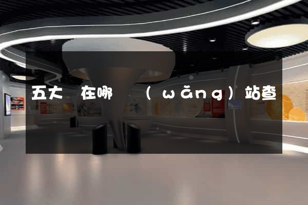 五大員在哪個網(wǎng)站查詢
