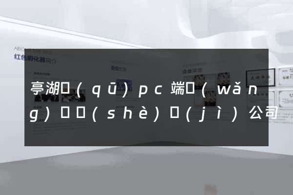亭湖區(qū)pc端網(wǎng)頁設(shè)計(jì)公司