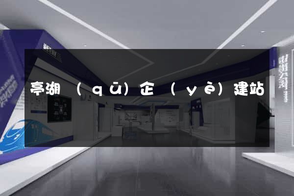 亭湖區(qū)企業(yè)建站