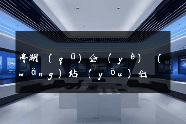 亭湖區(qū)企業(yè)網(wǎng)站優(yōu)化