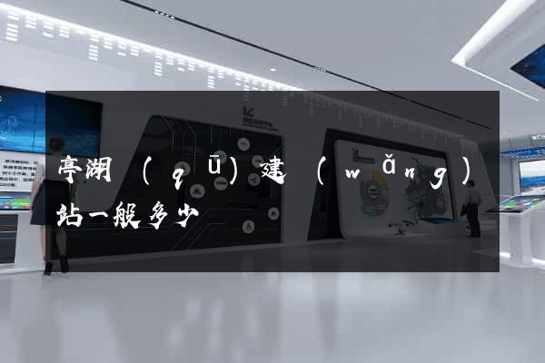 亭湖區(qū)建網(wǎng)站一般多少錢