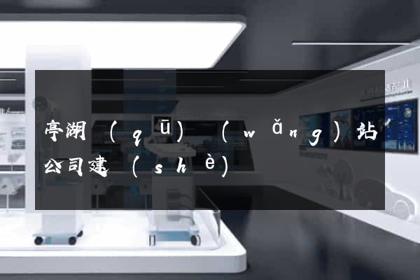 亭湖區(qū)網(wǎng)站公司建設(shè)