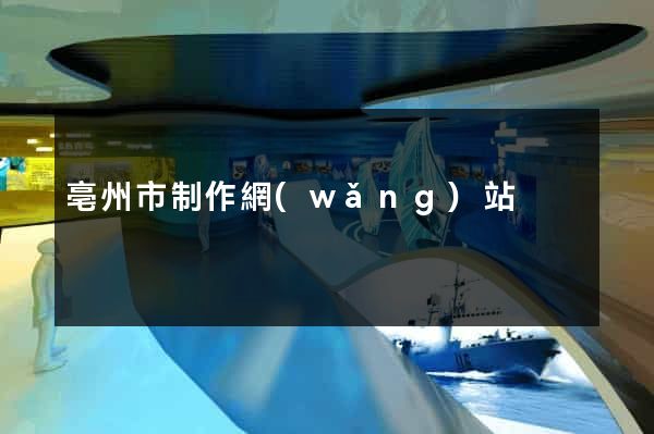 亳州市制作網(wǎng)站