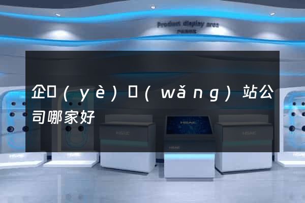 企業(yè)網(wǎng)站公司哪家好