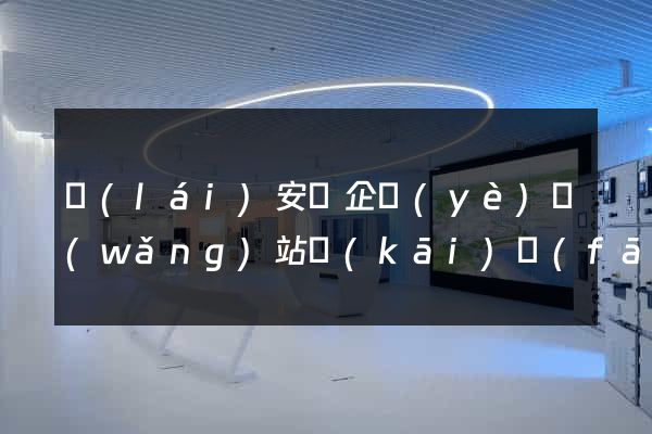 來(lái)安縣企業(yè)網(wǎng)站開(kāi)發(fā)