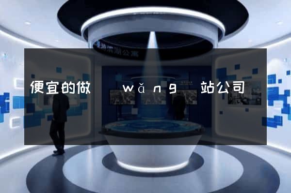 便宜的做網(wǎng)站公司