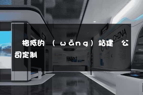 價格低的網(wǎng)站建設公司定制