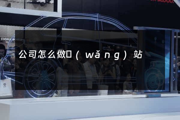 公司怎么做網(wǎng)站