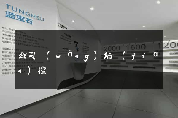 公司網(wǎng)站監(jiān)控