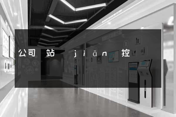 公司網站監(jiān)控