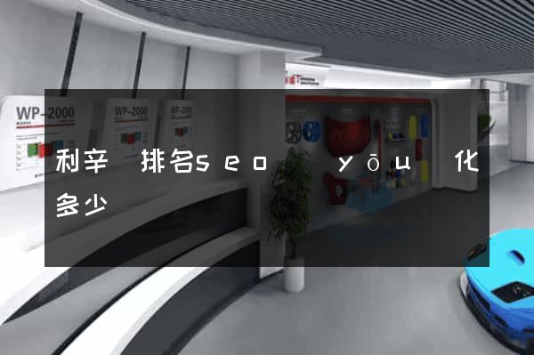 利辛縣排名seo優(yōu)化多少錢