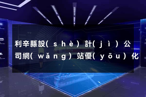 利辛縣設(shè)計(jì)公司網(wǎng)站優(yōu)化