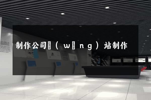制作公司網(wǎng)站制作