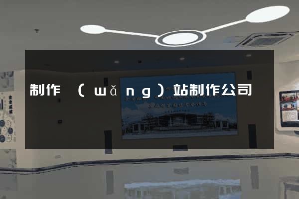 制作網(wǎng)站制作公司