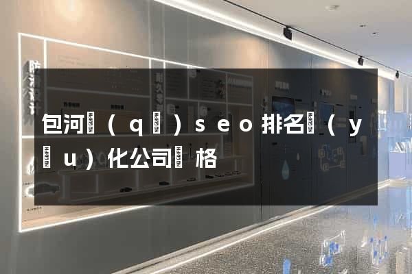 包河區(qū)seo排名優(yōu)化公司價格