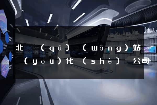 北侖區(qū)網(wǎng)站優(yōu)化設(shè)計公司