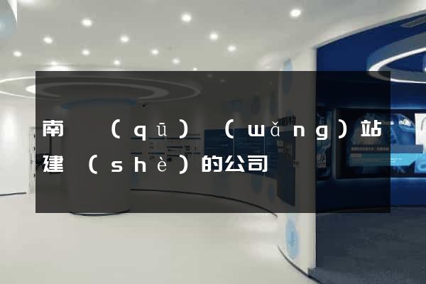 南匯區(qū)網(wǎng)站建設(shè)的公司