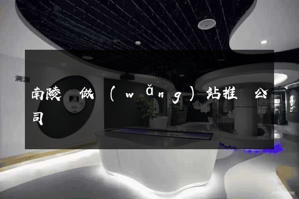 南陵縣做網(wǎng)站推廣公司