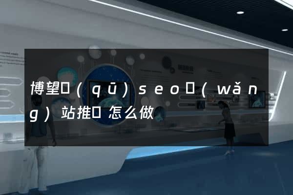 博望區(qū)seo網(wǎng)站推廣怎么做