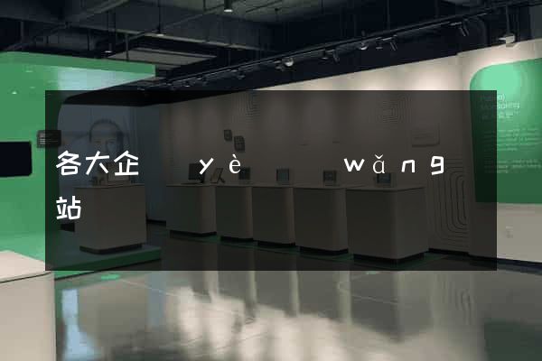 各大企業(yè)網(wǎng)站