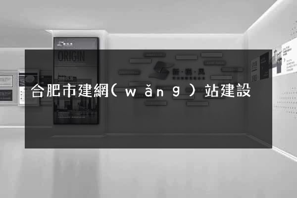 合肥市建網(wǎng)站建設