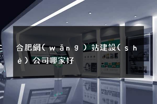 合肥網(wǎng)站建設(shè)公司哪家好