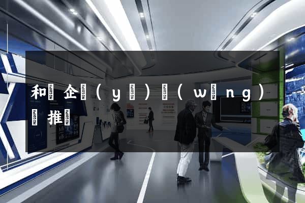 和縣企業(yè)網(wǎng)絡推廣