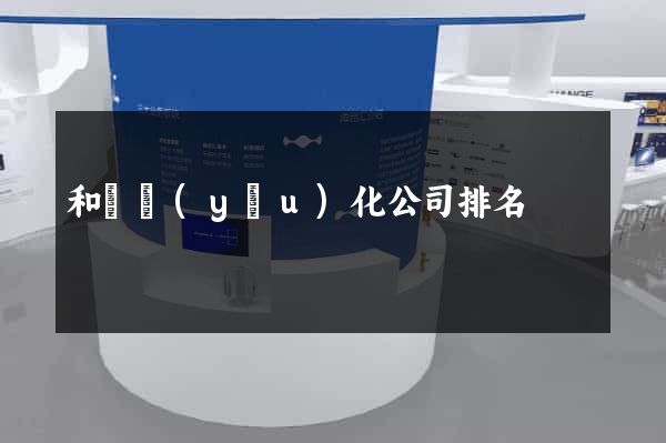 和縣優(yōu)化公司排名