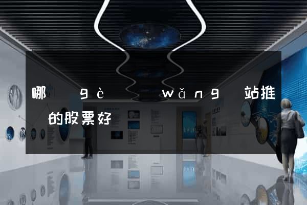 哪個(gè)網(wǎng)站推薦的股票好