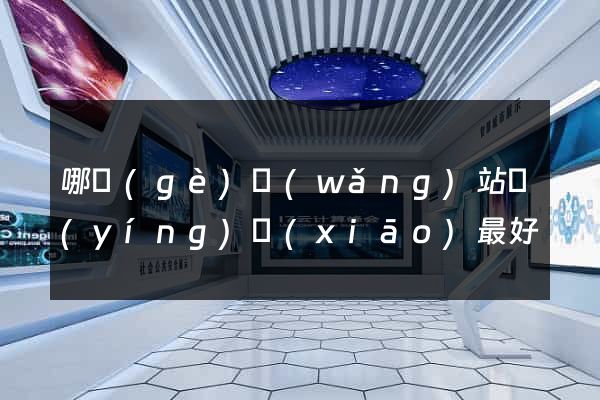 哪個(gè)網(wǎng)站營(yíng)銷(xiāo)最好