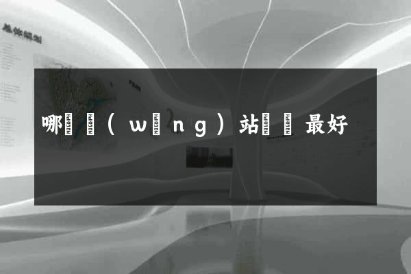 哪個網(wǎng)站營銷最好