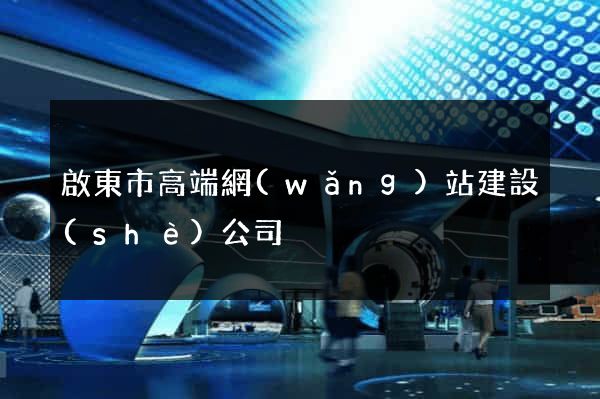啟東市高端網(wǎng)站建設(shè)公司