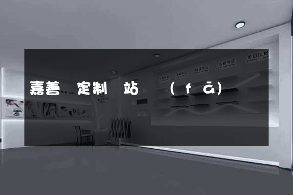 嘉善縣定制網站開發(fā)