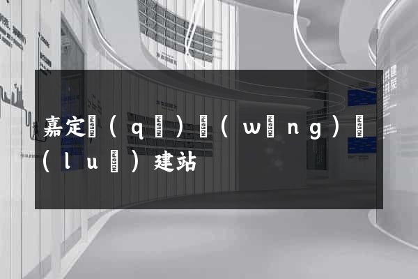 嘉定區(qū)網(wǎng)絡(luò)建站