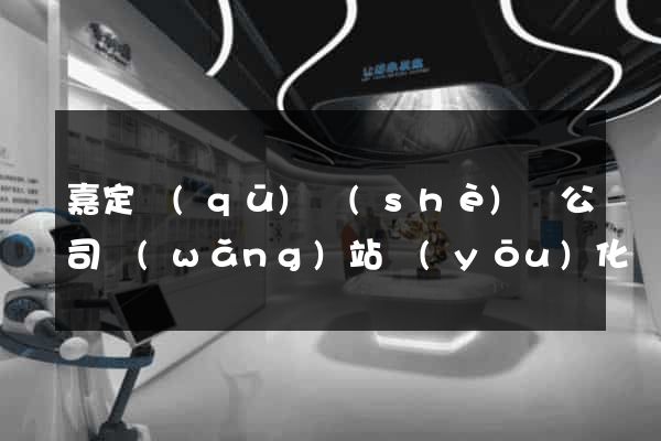 嘉定區(qū)設(shè)計公司網(wǎng)站優(yōu)化