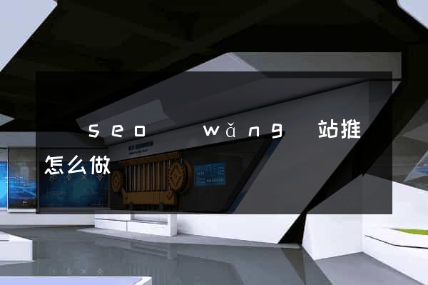 壽縣seo網(wǎng)站推廣怎么做