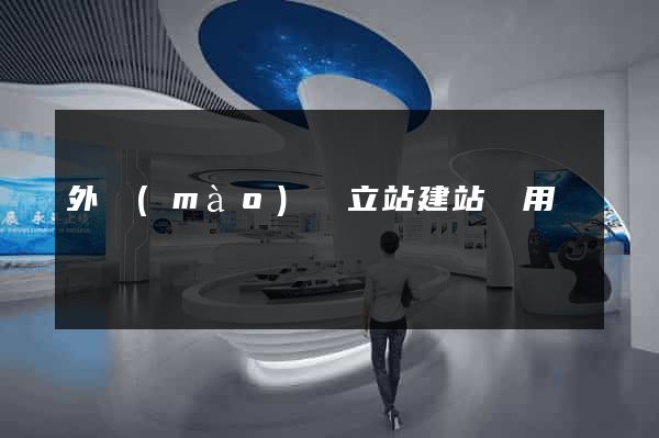 外貿(mào)獨立站建站費用