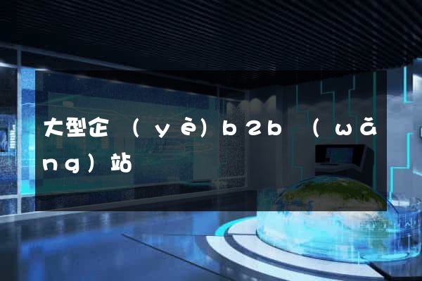 大型企業(yè)b2b網(wǎng)站