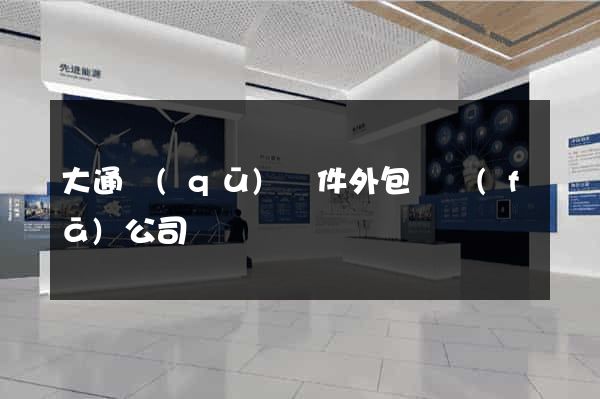 大通區(qū)軟件外包開發(fā)公司