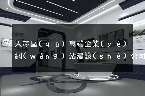 天寧區(qū)高端企業(yè)網(wǎng)站建設(shè)公司