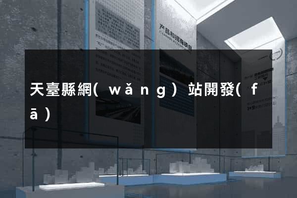 天臺縣網(wǎng)站開發(fā)