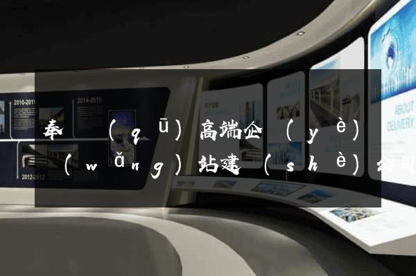 奉賢區(qū)高端企業(yè)網(wǎng)站建設(shè)公司