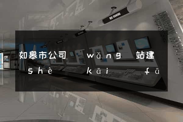 如皋市公司網(wǎng)站建設(shè)開(kāi)發(fā)